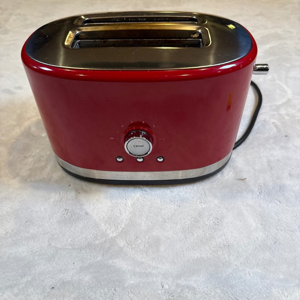 KitchenAid 2-Slice Toaster Empire Red Extra Wide Slots KMT2116ER